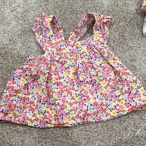 Old Navy Colorful Floral Kids Blouse